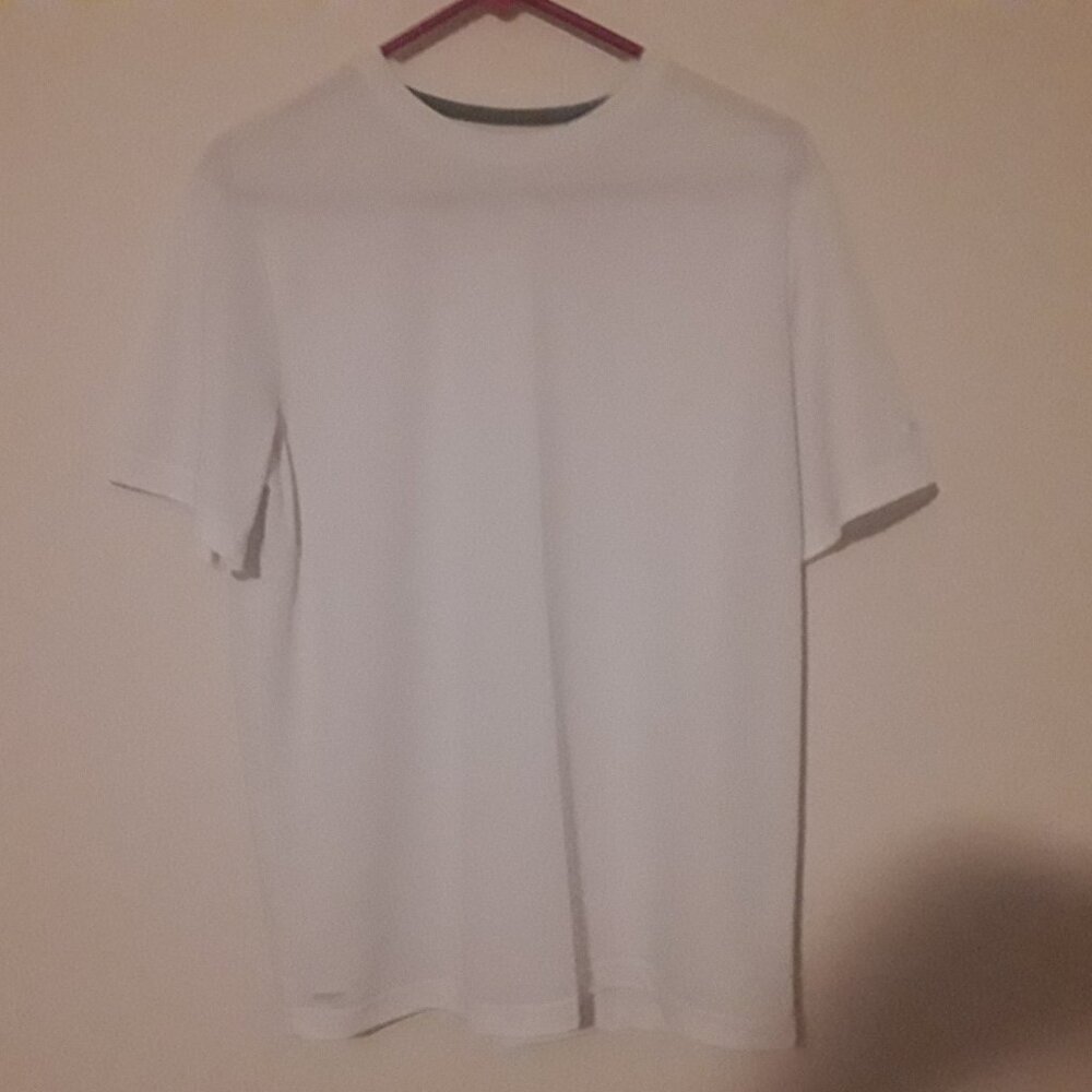 Mens Athletic Reg Fit Quick Dry Tee Medium 38-40 White T-Shirt